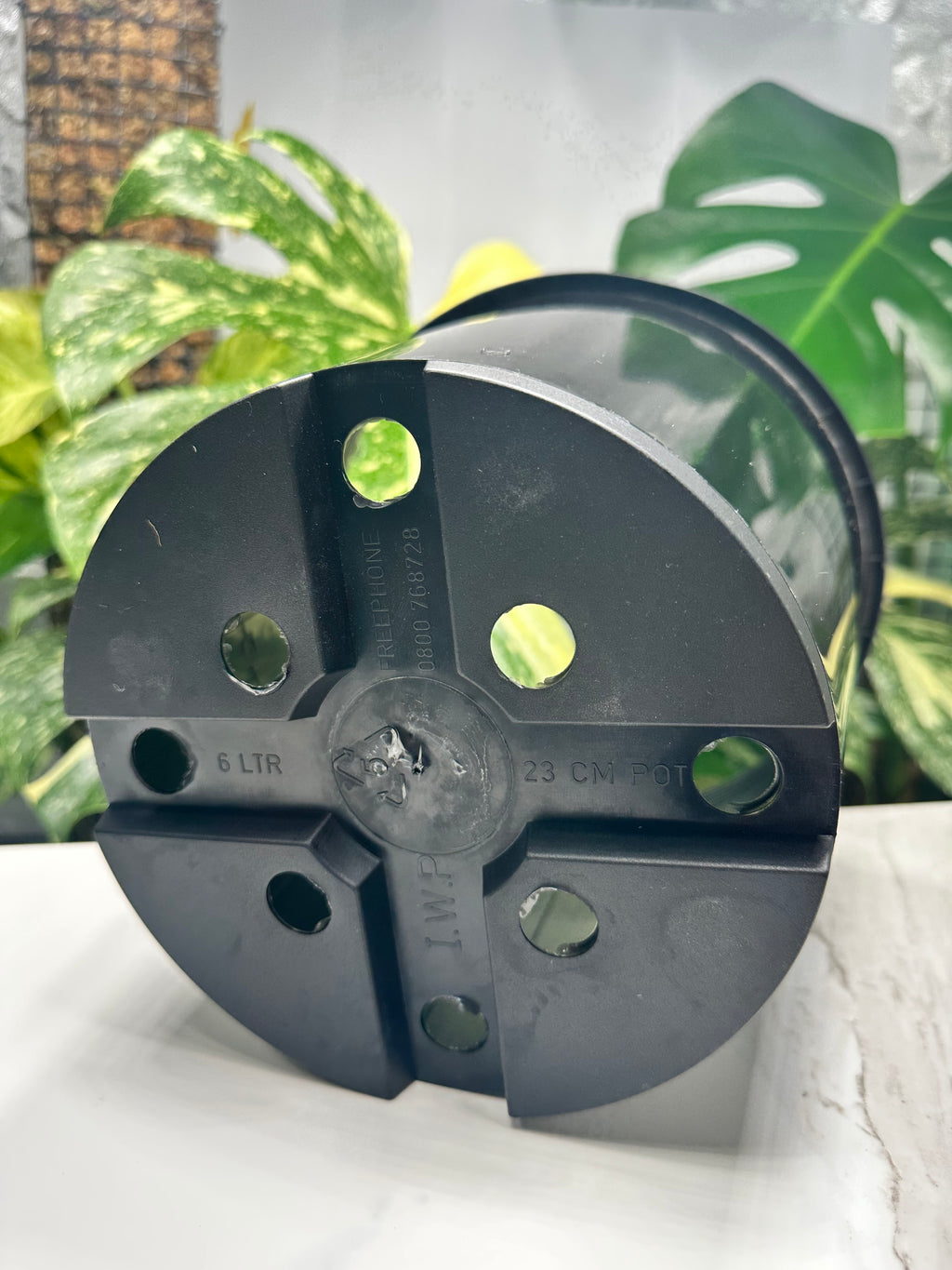 Black Nursery Pot 23cm (6.0L)