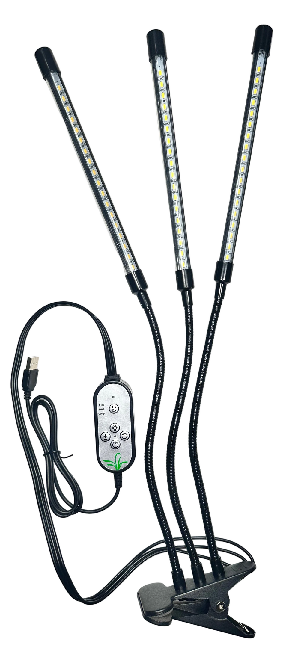 Triple Head USB Clip-On Grow Light